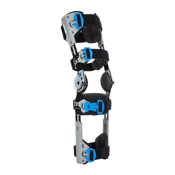 Össur REBOUND POST-OP KNEE Instrucciones Para El Uso