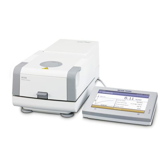 Mettler Toledo Excellence HS153 Instrucciones De Manejo