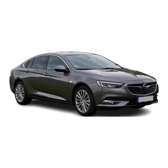 Opel INSIGNIA 2017 Manual De Instrucciones