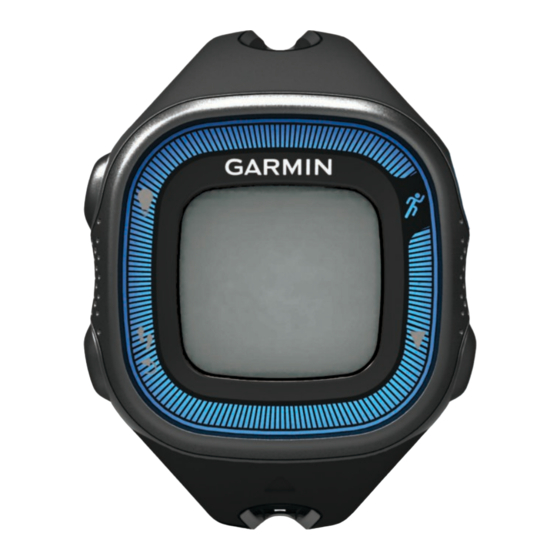 Garmin Forerunner 15 Manual Del Usuario