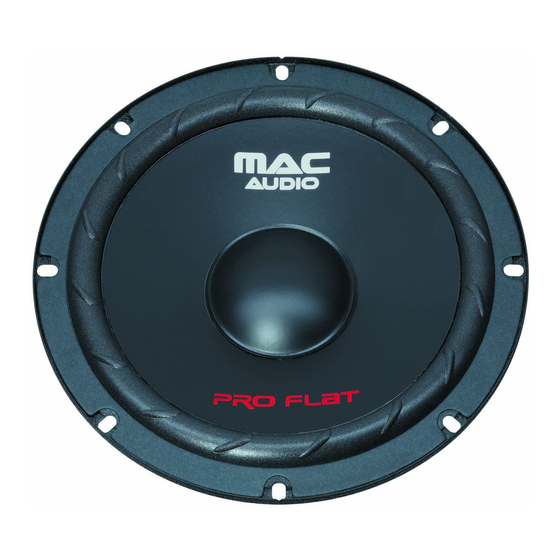 MAC Audio PRO FLAT 2.20 Manuales