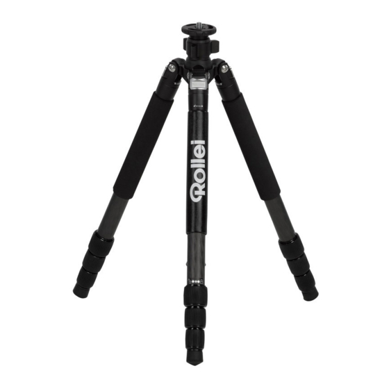 Rollei Rock Solid Carbon Tripod Beta Manuales