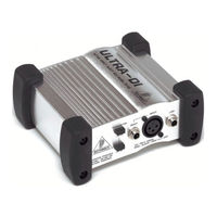 Behringer ULTRA-DI DI100 Manual Del Usuario