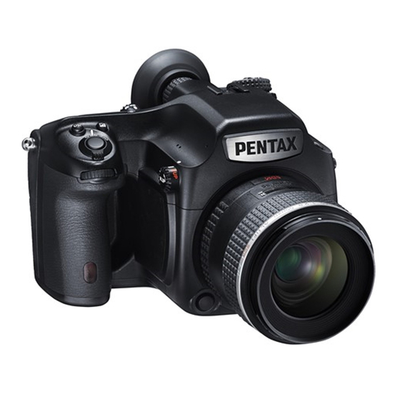 Ricoh PENTAX 645Z Manual De Instrucciones