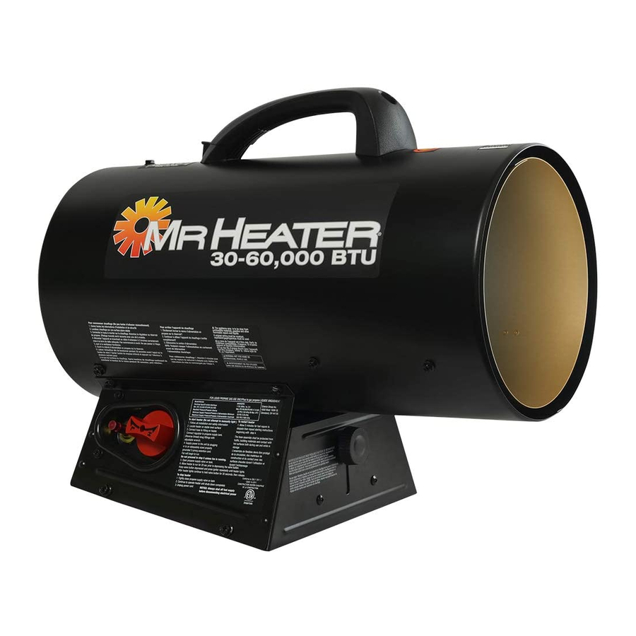 Mr. Heater MH60QFAV Instrucciones De Opearcion Y Manual Del Propietario