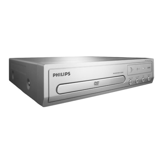 Philips DVP1013 Manuales