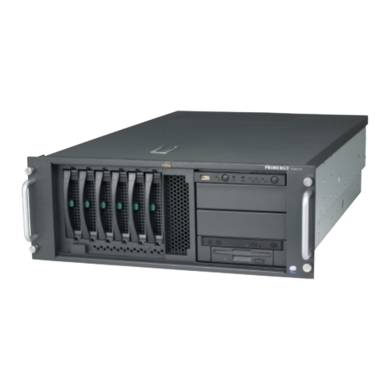 Fujitsu PRIMERGY TX200 S3 Manuales