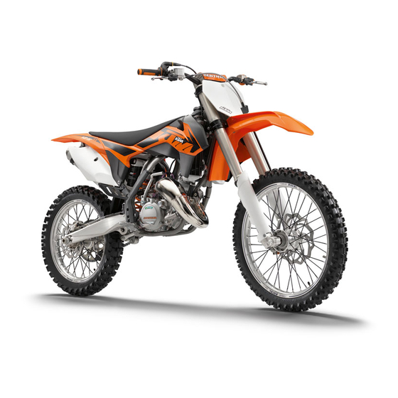 KTM 125 SX USA Manual De Instrucciones