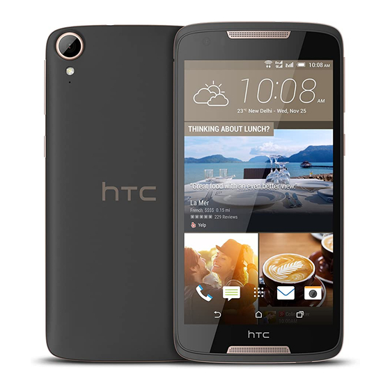 HTC Desire 828 dual sim Guia De Inicio Rapido