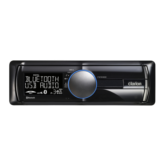 Clarion FZ501E Manual Del Propietário