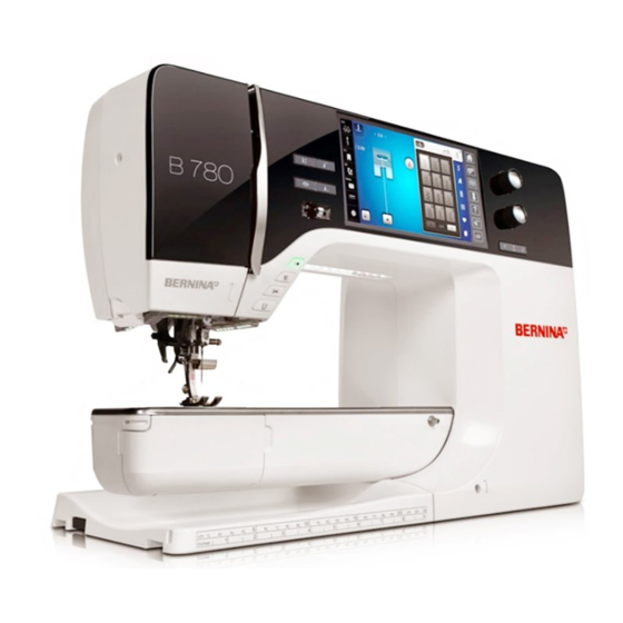 Bernina B 780 Manual Del Usuario