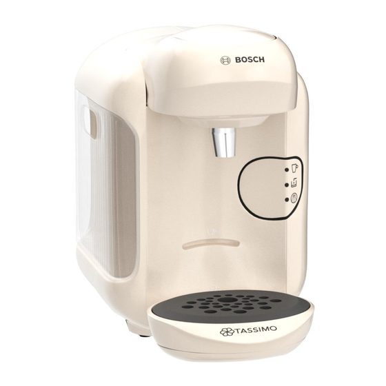 Bosch Tassimo Vivy 2 TAS 140 Serie Manuales