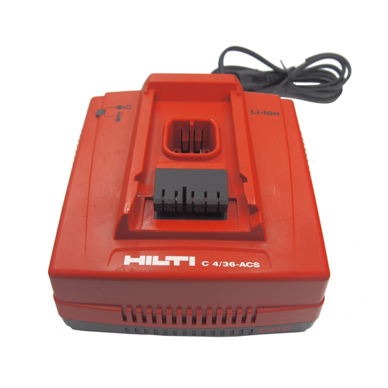 Hilti C 4/36 Manual De Instrucciones