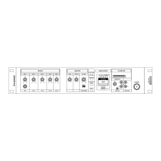 Phonic ZA200B Manual Del Usuario
