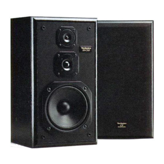 Technics SB-CS65 Instrucciones Para El Manejo