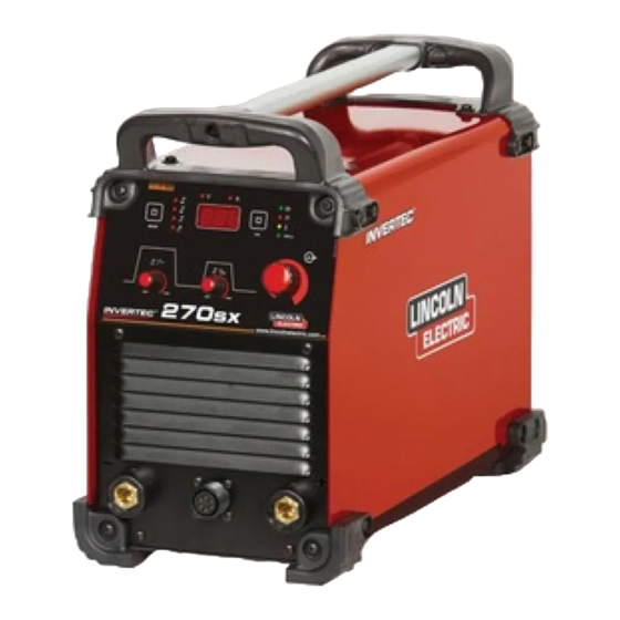 Lincoln Electric INVERTEC 270SX Manual De Instrucciones