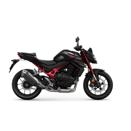 Honda HORNET Manual Del Propietário