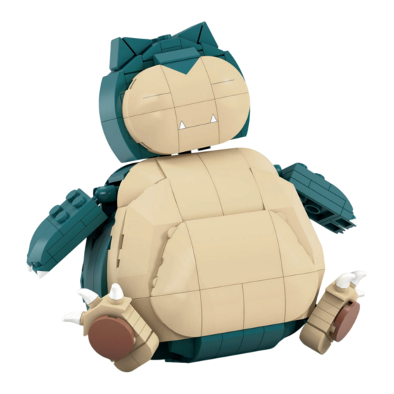 Mega Pokemon SNORLAX Manual De Instrucciones