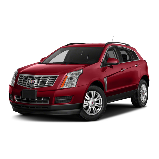 Cadillac SRX 2016 Manual De Instrucciones