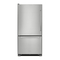 KitchenAid KRBL109ESS - 19 cu. ft. Manual del refrigerador con congelador inferior, sin dispensador y de 30 pulgadas de ancho