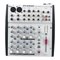 Phonic MU 802 Manual Del Usuario