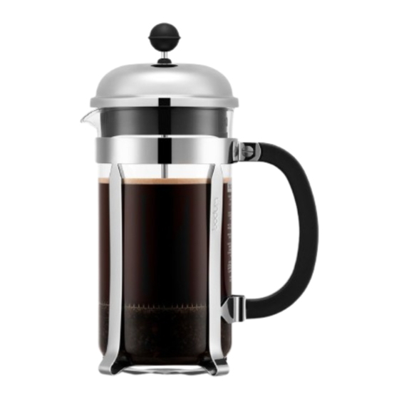 Bodum CHAMBORD Manual Del Usuario