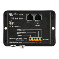 Victron energy VE.Bus BMS Manual Del Usuario
