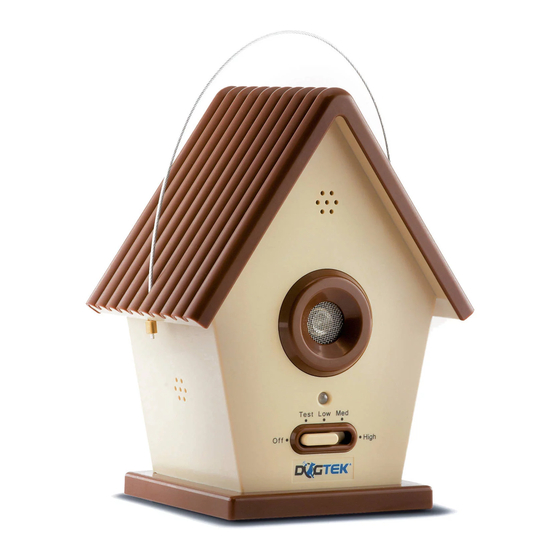 Dogtek Sonic BirdHouse Guía De Usuario