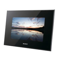 Sony S-Frame DPF-X85 Manual De Instrucciones