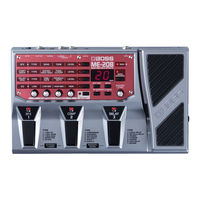 Boss ME-20B BASS MULTIPLE EFFECTS Manual Del Usuario