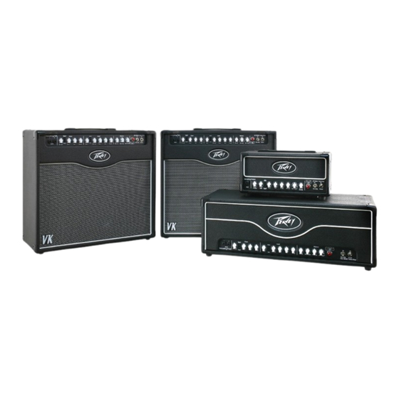Peavey ValveKing Serie Manual De Instrucciones
