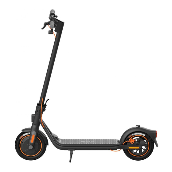 Ninebot KickScooter F25I Manuales