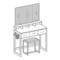 Muebles de Interior Songmics VASAGLE RVT004 Manual Del Usuario
