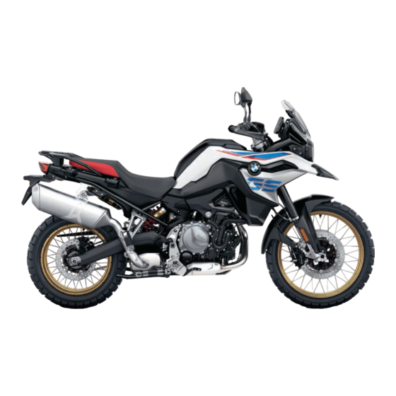 BMW Motorrad F 850 GS Manual De Instrucciones