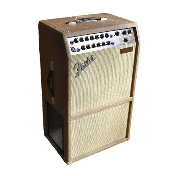 Fender Acoustasonic-Amp Instrucciones De Funcionamiento