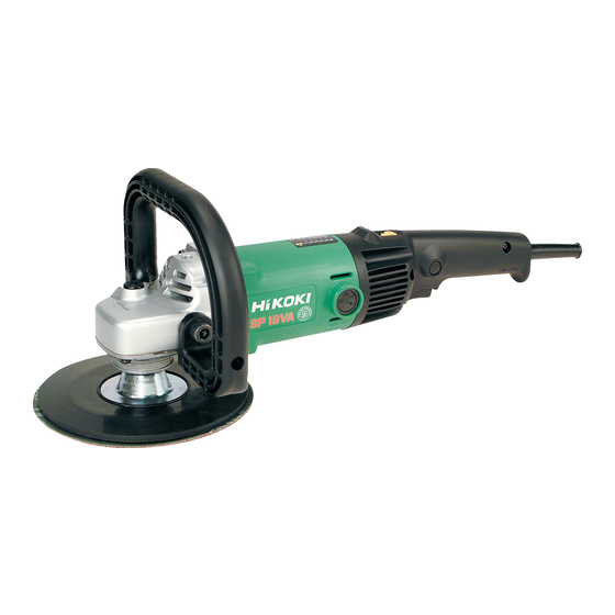 Hitachi SP 18VA Instrucciones De Manejo