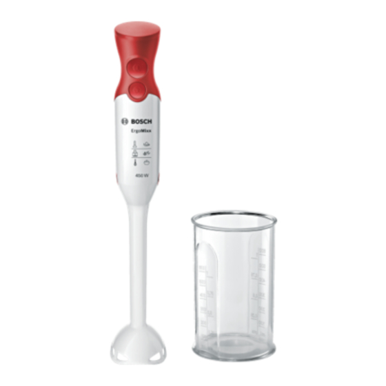 Bosch ErgoMixx MSM640 Serie Manual De Usuario