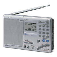 Sony ICF-SW7600GR Manual De Instrucciones