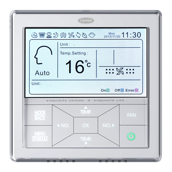 Carrier XCT 7 40VCC317FQEE Manuales