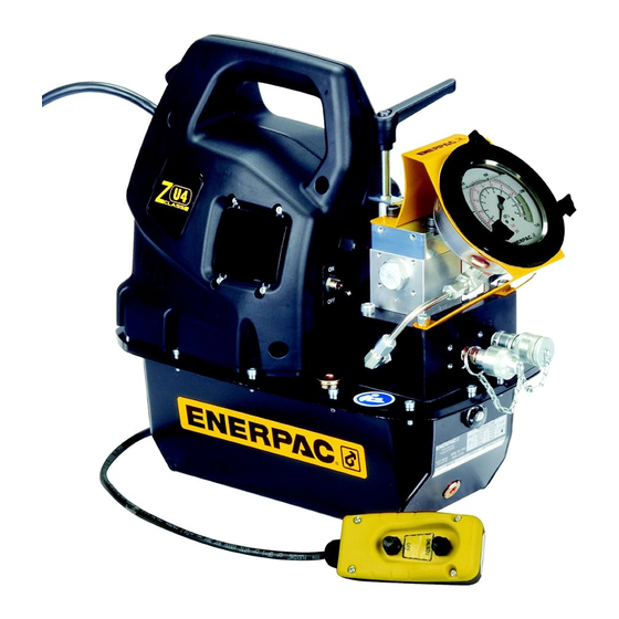 Enerpac ZU4 Classic Manual Del Usuario