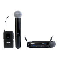 Shure PGXD Guia De Inicio Rapido