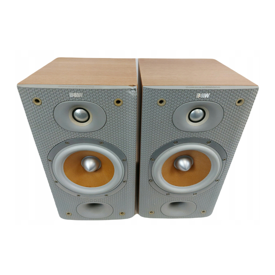 Bowers & Wilkins DM601 S3 Manual Del Propietario Y Garantía