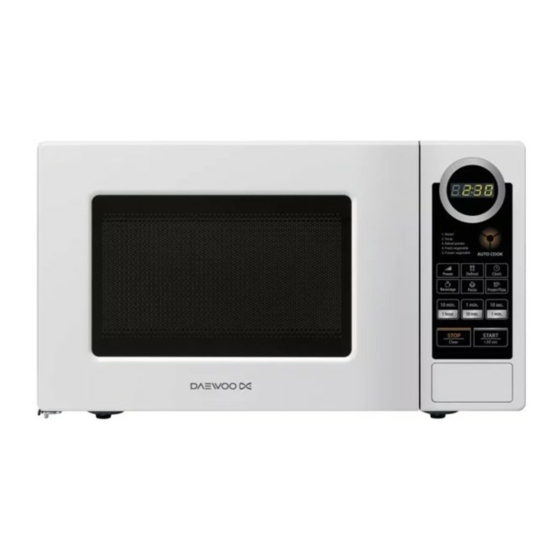 DAEWOO ELECTRONICS KOR-6L7B Manual De Instrucciones