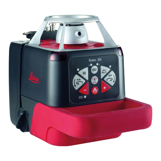 Leica Geosystems Roteo 20HV Manual De Usuario