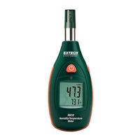 Extech Instruments RH10 Guia Del Usuario