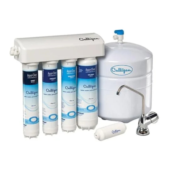 Culligan AC-300 serie Manual De Usuario