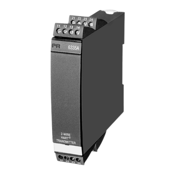 PR electronics 6335 Manual Del Producto