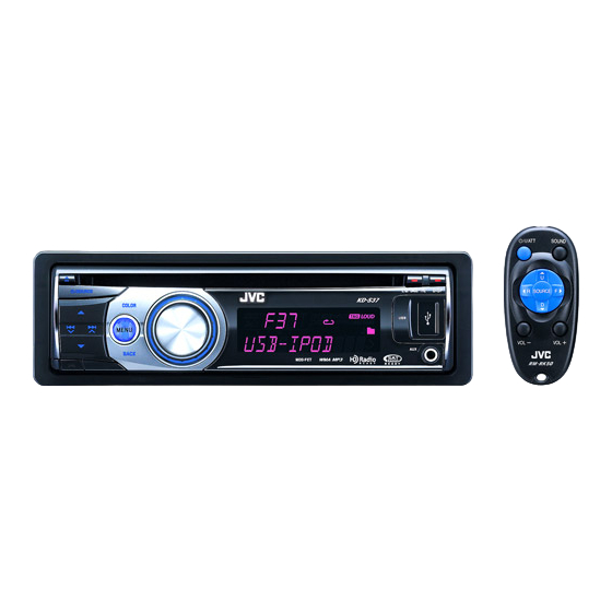 JVC KD-S37 Manual De Instalación/Conexion