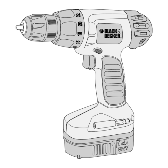 Black and Decker CD142S Manual De Instrucciones