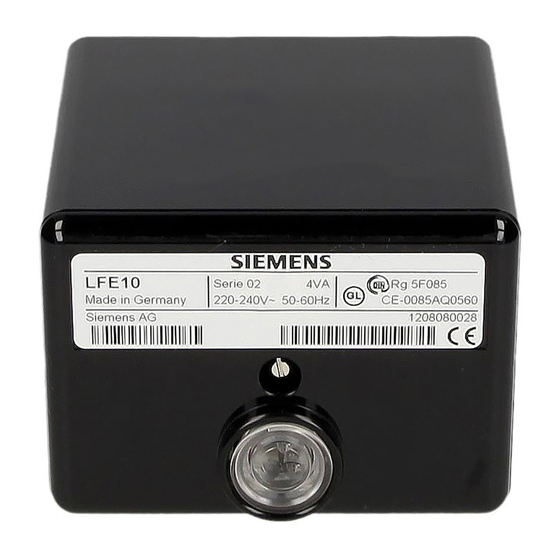 Siemens LAE10 Manual De Instrucciones